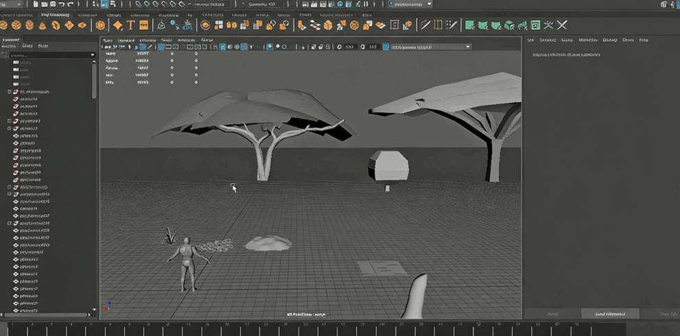Maya顽皮狗艺术家为游戏创建复杂植被游戏环境视频教程(图1)