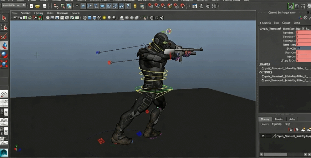 Maya人物角色分层动画大师级课程视频教程(图7)