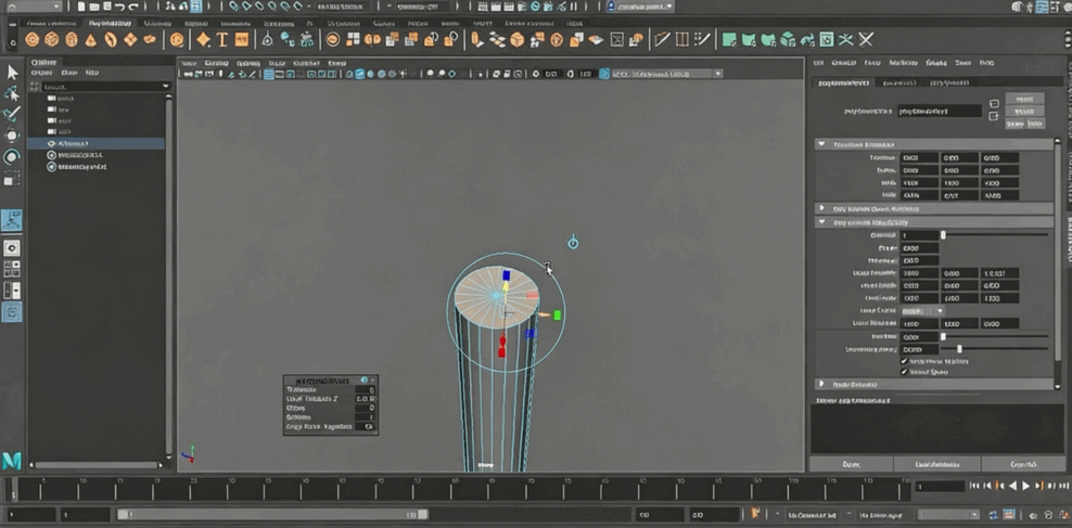 Maya中nCloth旗子旗帜挥舞飘扬技术视频教程(图6)
