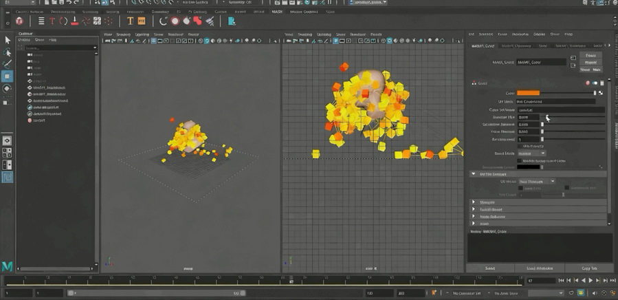 Maya中MASH模拟特效核心技术训练视频教程(图6)