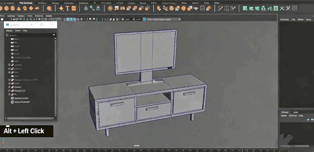 Maya家居卧室实例制作训练视频教程(图2)