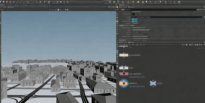 Houdini大型城市完整制作工作流程视频教程(图3)