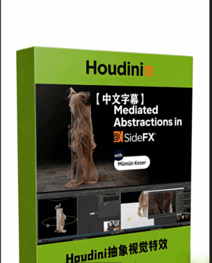 Houdini视频转化为抽象视觉特效技术视频教程(图1)