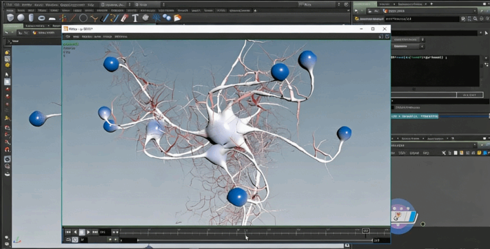 Houdini神经元细胞视觉特效制作视频教程(图4)