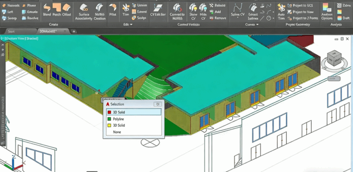 AutoCAD三维建筑建模技术训练视频教程(图6)
