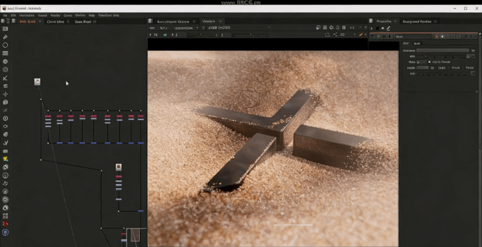 Houdini沙粒特效实例制作进阶训练视频教程(图5)