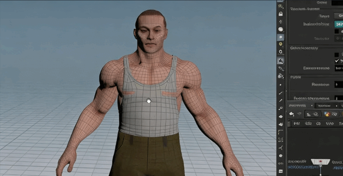 Houdini中KineFX模块游戏角色绑定关键技术视频教程(图2)