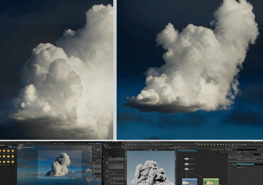 Houdini模拟高精度3D云层效果视频教程(图5)