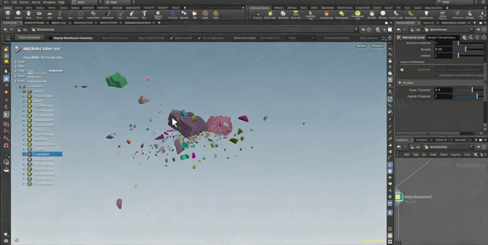 Houdini刚体破坏视觉特效制作视频教程(图5)