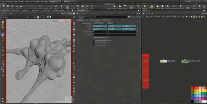 Houdini外星爬行生物完整制作流程视频教程(图4)