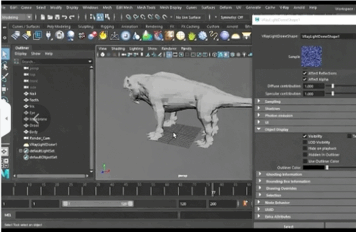 Maya 2022中V-Ray 5逼真生物渲染技术视频教程(图1)