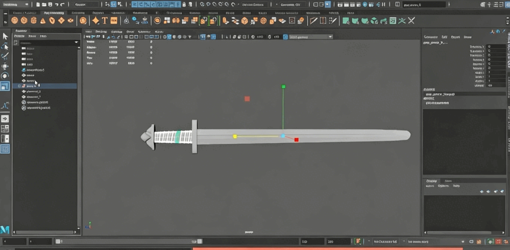 Maya游戏武器建模核心技术训练视频教程(图6)