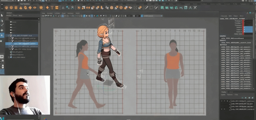 Maya角色步行动画核心技能训练视频教程(图3)