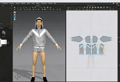 【中文字幕】Marvelous Designer连帽衫拉链缝线设计视频教程(图2)