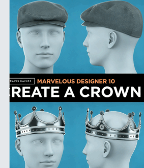 Marvelous Designer真实帽子头饰硬质织物实例制作视频教程(图6)