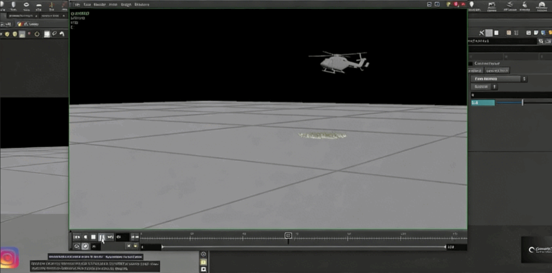 Houdini直升机降落尘埃视效实例制作视频教程(图4)