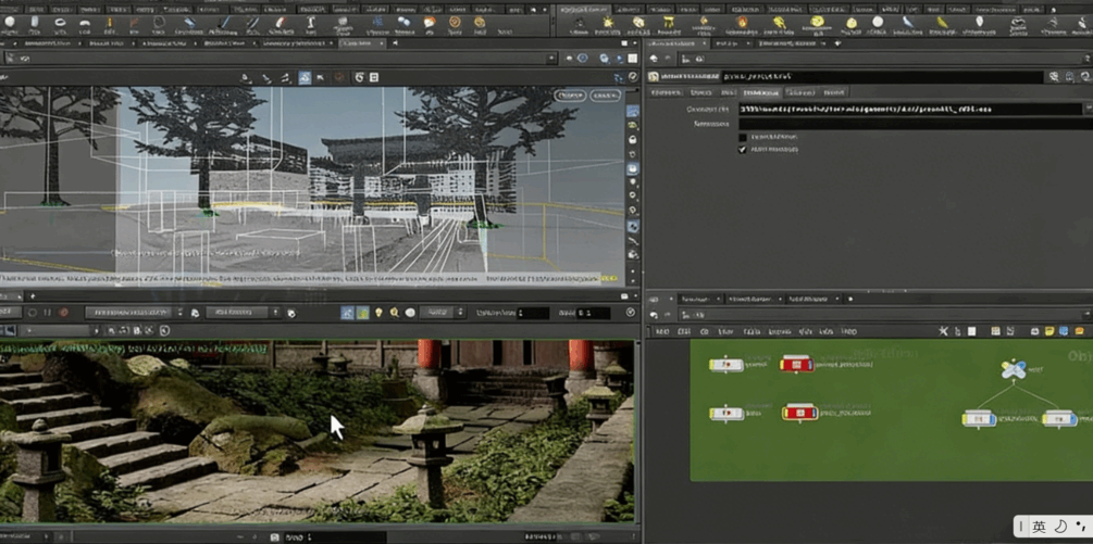 Houdini亚洲建筑环境艺术数字制作工作流程视频教程(图6)