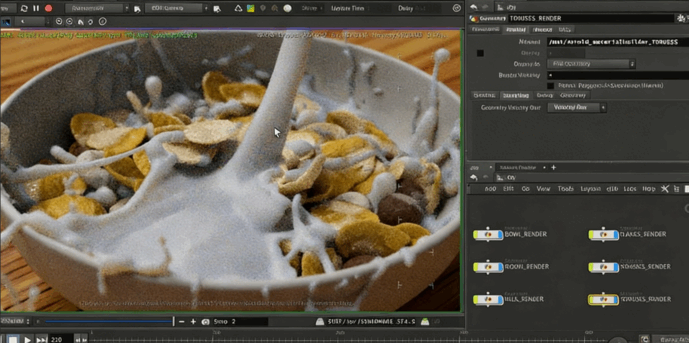 Houdini逼真牛奶液体模拟视觉特效制作视频教程(图6)