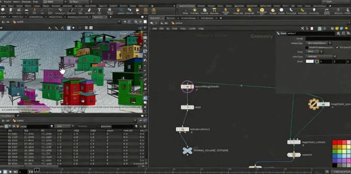 Houdini巨石滚动建筑损坏视觉特效制作视频教程(图3)
