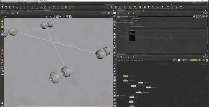 Houdini物理模拟环境RBD中约束条件技术训练视频教程(图6)