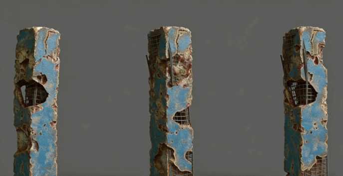 Houdini残垣断壁建筑程序化制作视频教程(图2)