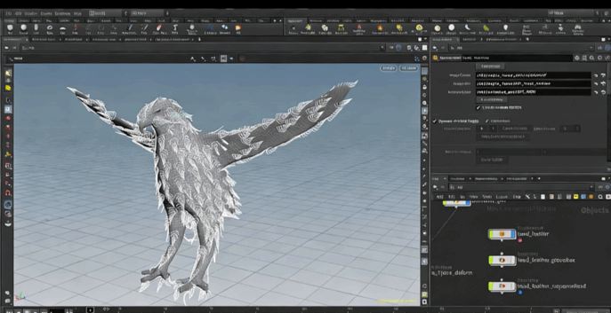  Houdini中TD内部工具制作羽毛视效视频教程(图2)