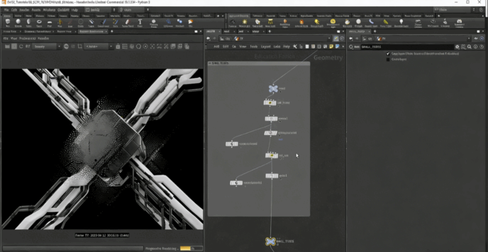 Houdini与Nuke科幻机械Logo演绎动画特效视频教程(图2)