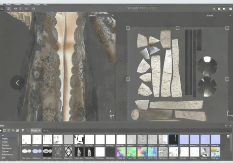 Marvelous Designer中创建花纹蕾丝连衣裙视频教程(图7)