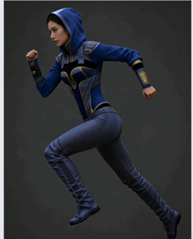 Marvelous Designer与Clo3d科幻女性服装建模技术视频教程(图2)