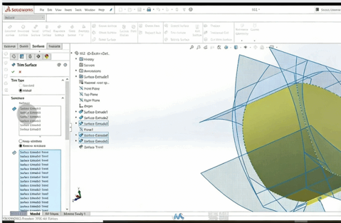 SolidWorks曲面建模高级技术实例训练视频教程(图4)
