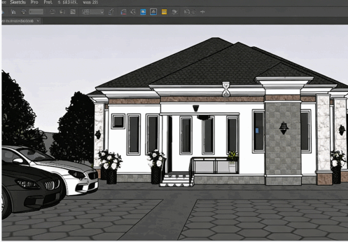 SketchUp Pro豪华别墅建筑设计完整工作流程视频教程(图2)