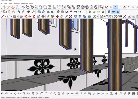 SketchUp Pro豪华别墅建筑设计完整工作流程视频教程(图5)