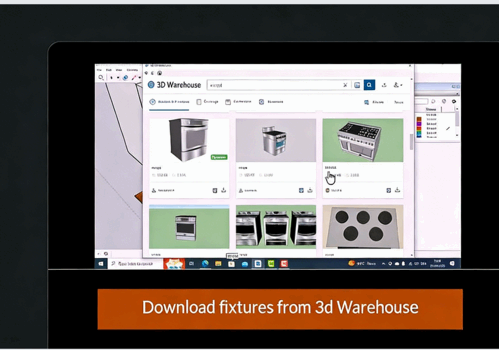SketchUp Pro厨房设计技能训练视频教程(图5)