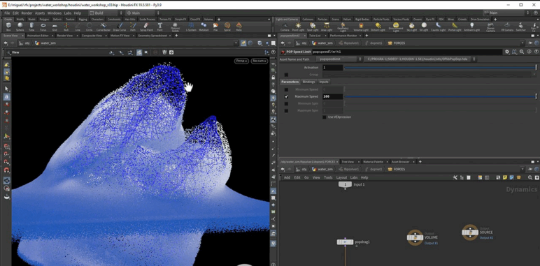 Houdini大型水模拟渲染视觉特效镜头制作视频教程 (图3)