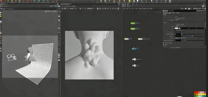 Houdini皮肤病态生长动画特效实例制作视频教程 (图4)