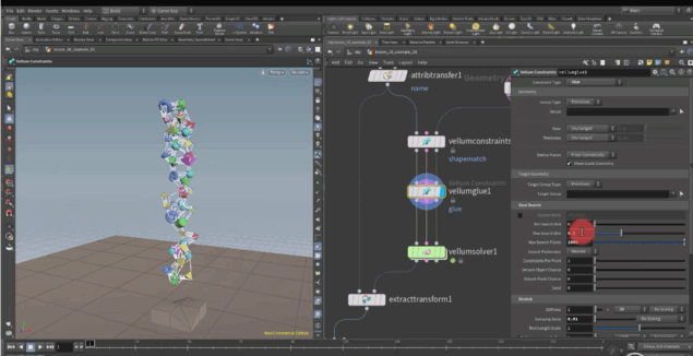 Houdini中Vellum布料模拟技术训练视频教程第二季 (图5)