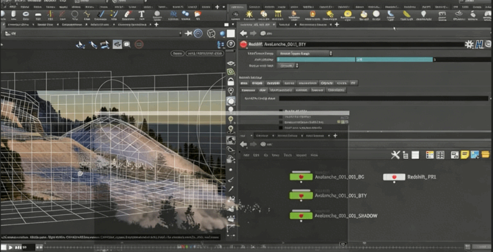 Houdini山体雪崩视觉特效技术视频教程(图3)