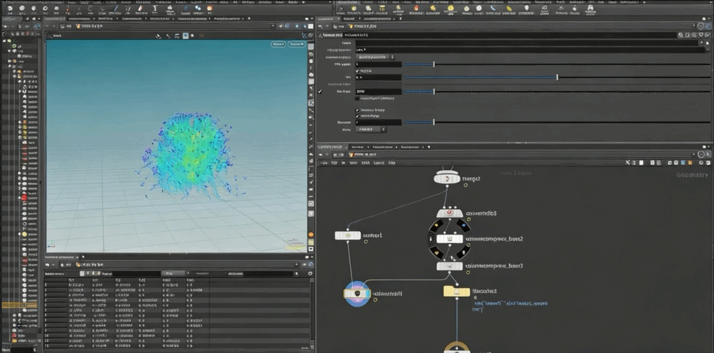 Houdini中PyroFluid从爆炸到流体特效制作视频教程(图3)