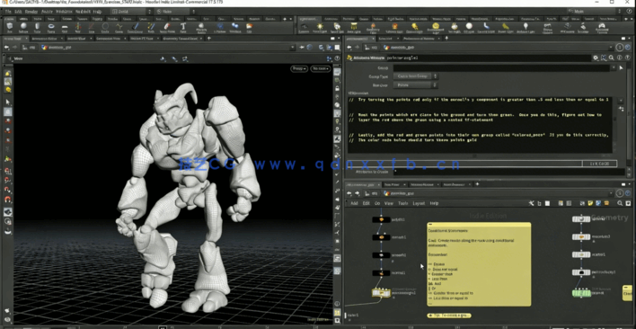 Houdini中VEX编码语言生成场景视频教程第二季(图4)