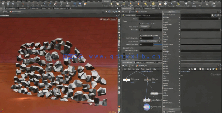 Houdini毁灭损坏物体训练视频教程合集(图2)