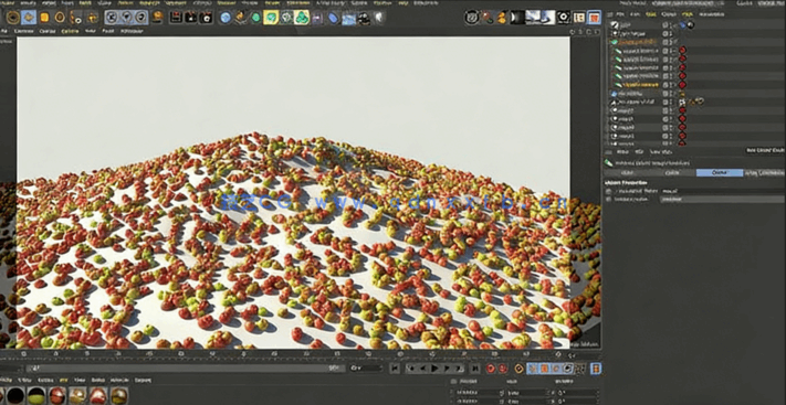 Houdini树叶秋叶群集建模与高效渲染技术视频教程(图5)