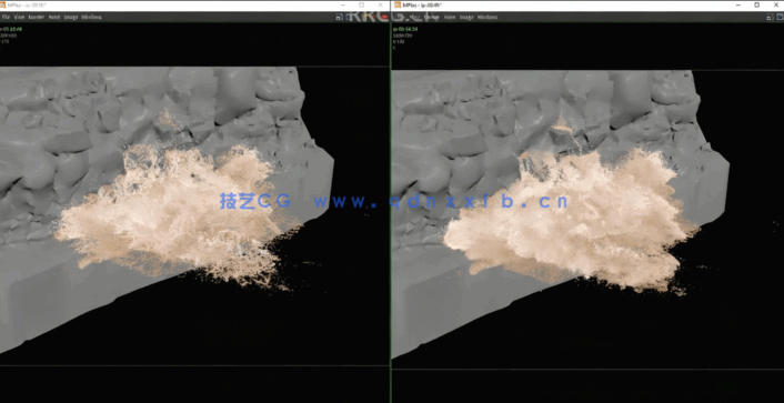 Houdini逼真水流飞溅模拟技术实例训练视频教程(图3)