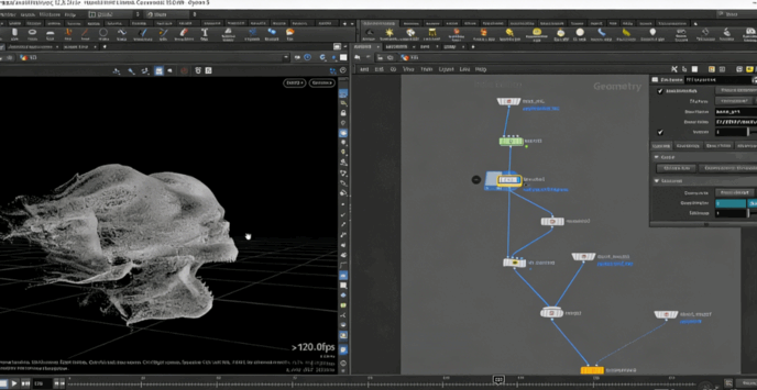 Houdini与Nuke恶魔火焰路径动画特效视频教程(图3)