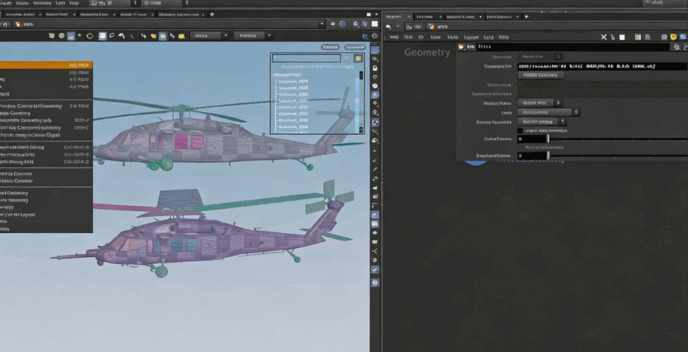 Houdini直升机模拟着陆程序性动画制作流程视频教程(图2)