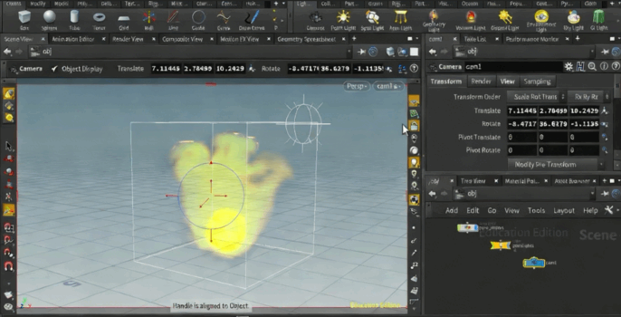 Houdini的初学者基础知识之节点属性和渲染视频教程(图6)
