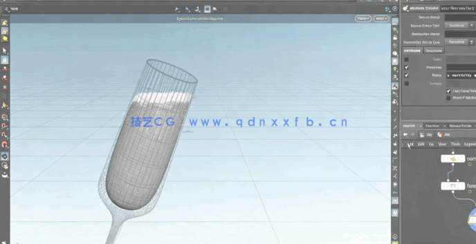 Houdini创建泡沫起泡液体初学者研讨会视频教程 (图5)