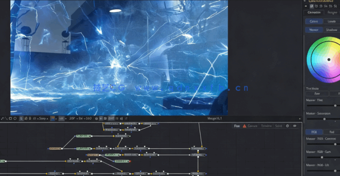 oudini科幻保护盾EMP冲击波特效制作大师级视频教程(图3)