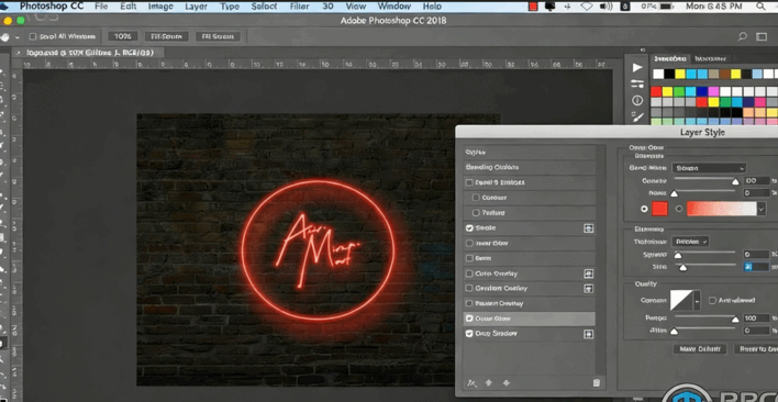 Photoshop霓虹灯特效制作工作流程视频教程(图5)