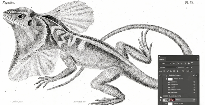 Photoshop打造极简风格复古数码拼贴画视频教程(图2)