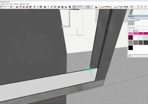 SketchUp洗手间浴室室内设计实例训练视频教程(图2)
